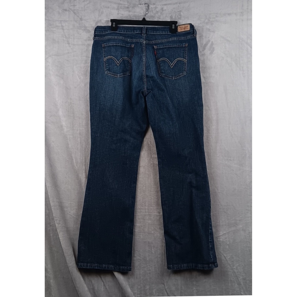 Levi Strauss 515 Bootcut Jeans Dark Wash Womens Size 16M W33 L32 - Picture 2 of 8